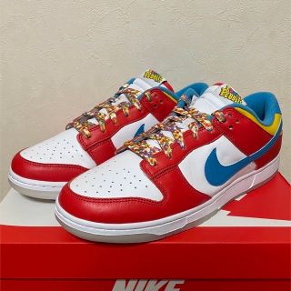 ナイキ(NIKE)のナイキ ダンクロー QS "ハバネロレッド/ダークサルファー/レーザーブルー"(スニーカー)