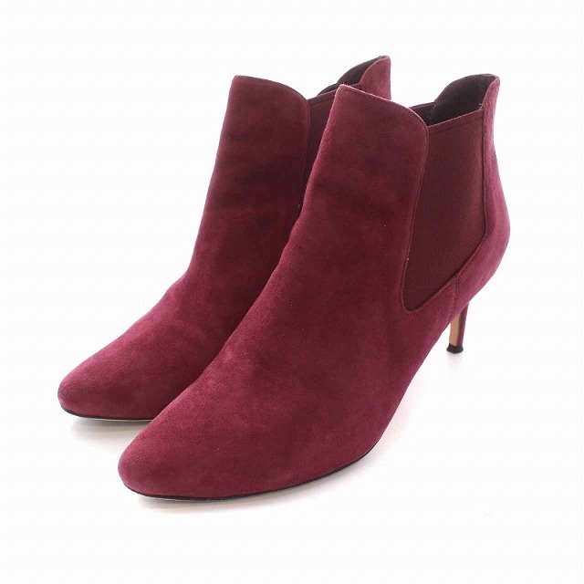 Cole Haan(コールハーン)のコールハーン CARMEN BOOTIE ブーティ スエード 7B ボルドー レディースの靴/シューズ(ブーツ)の商品写真