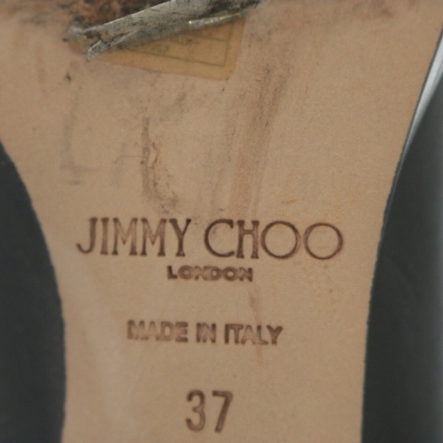 JIMMY CHOO MADALIE 80 ロングブーツ 37 24cm 黒 6