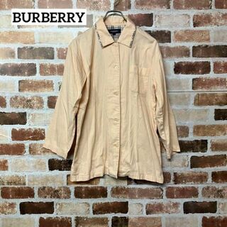 バーバリー(BURBERRY)の【BURBERRY】日本製チェック柄切替コットンシャツ(シャツ/ブラウス(長袖/七分))
