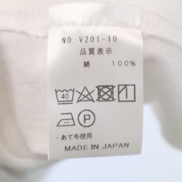 新品 バースト222 20ss NOWHERE プリント 半袖 Tシャツ 3 ホワイト vast222 ラバーソウル メンズ 【210304】