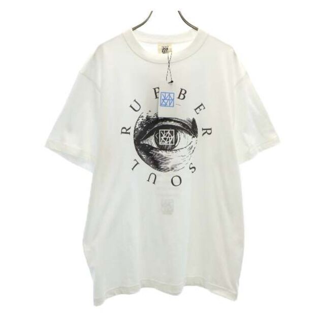 新品 バースト222 20ss NOWHERE プリント 半袖 Tシャツ 2 ホワイト vast222 ラバーソウル メンズ 【210304】