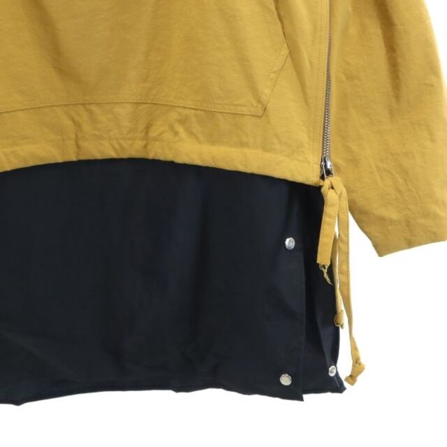 新品 バースト222 16AW サイドジップ アノラックパーカー 1 キャメル