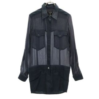 イザベルマラン(Isabel Marant)の【中古】 イザベルマラン シアー切替 ワンピース 36 黒系 ISABEL MARANT レディース 【210504】(ミニワンピース)