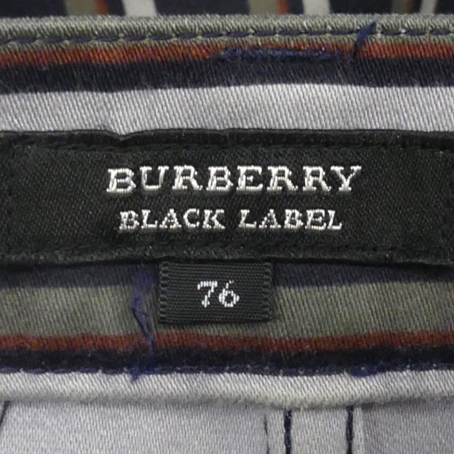 BURBERRY BLACK LABEL(バーバリーブラックレーベル)の廃盤 バーバリー ストライプパンツ W31 メンズ ボトムス X6703 メンズのパンツ(チノパン)の商品写真