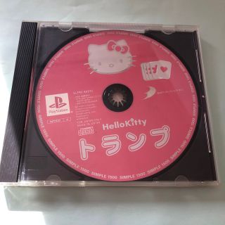 プレイステーション(PlayStation)のプレイステーション　ハローキティー　トランプ　ジャンク品(家庭用ゲームソフト)