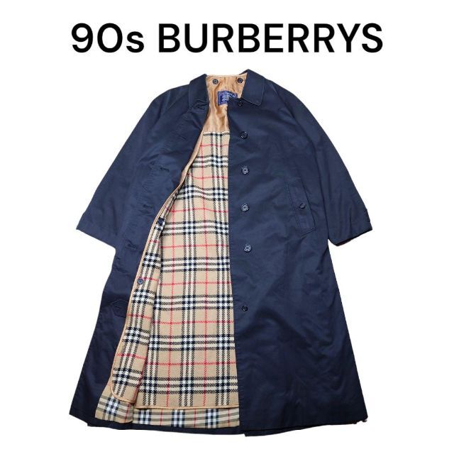 安いを販売 90s BURBERRYS ステンカラーコート ノバチェック ライナー