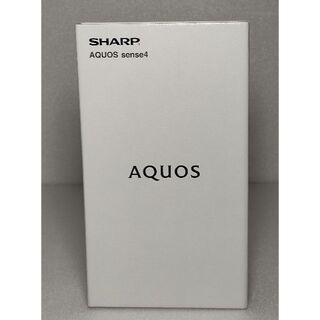 SHARP - 未開封 SIMフリー SHARP AQUOS sense4 SH-M15 の通販 by まる ...