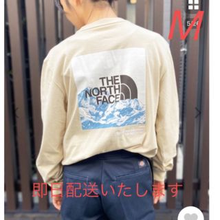 ザノースフェイス(THE NORTH FACE)のノースフェイス ロゴ Tシャツ THE NORTH FACE ベージュ　M(Tシャツ/カットソー(七分/長袖))