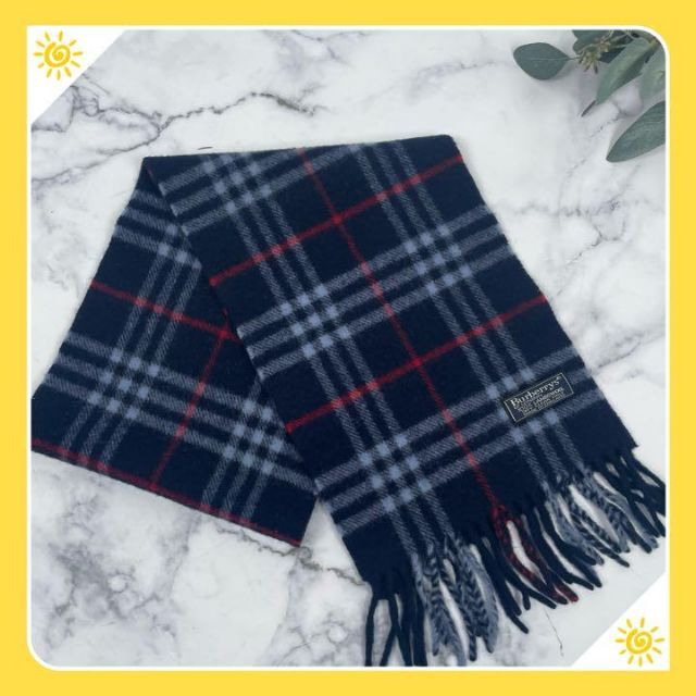 BURBERRY - ⭐️美品⭐️バーバリー ラムウール チェックマフラー