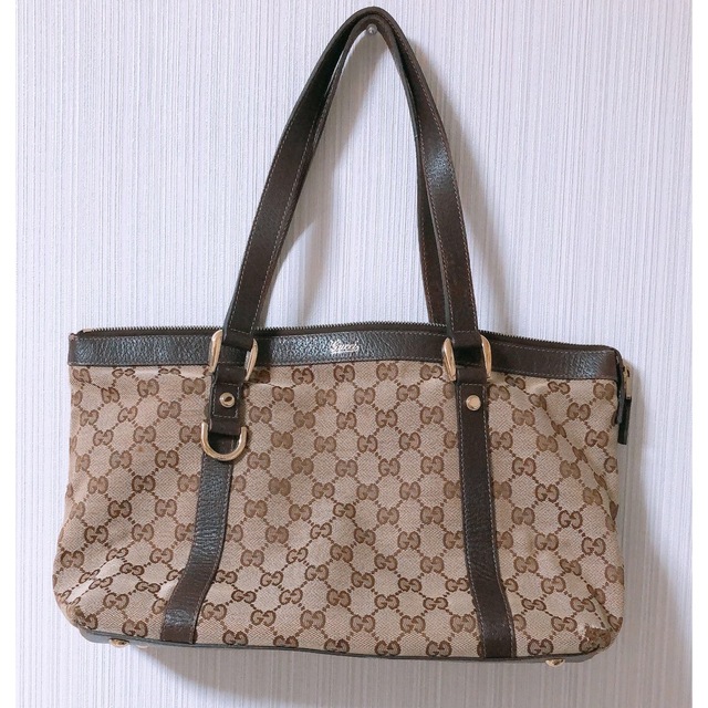 美品 GUCCI グッチ GGキャンバス ボストン ハンド トート バッグ www