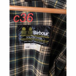 バーブァー(Barbour)の2クラウン　Barbourバブアー ソルウェイジッパー  C36(ステンカラーコート)