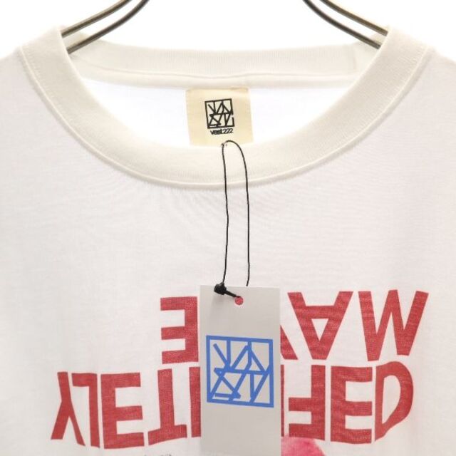 新品 バースト222 19ss DM PRINT 半袖 Tシャツ 2 ホワイト vast222 日本製 メンズ 【210303】