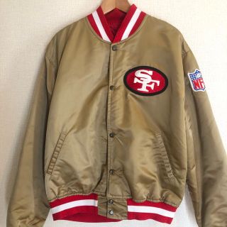 スターター(STARTER)の超レア 80s 90s NFL 49ers アメリカ製 スタジャン (スタジャン)