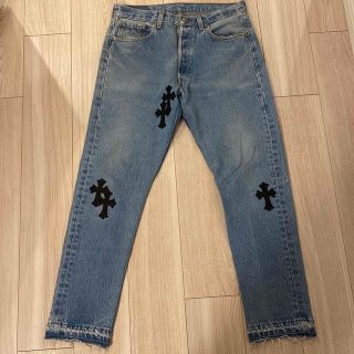 クロムハーツ(Chrome Hearts)のスペシャルChrome Hearts x Levi’s パッチ デニム ジーンズ(デニム/ジーンズ)