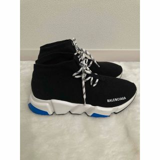 バレンシアガ(Balenciaga)のバレンシアガ　スニーカー　speed laceup スピード　レースアップ　黒　(スニーカー)