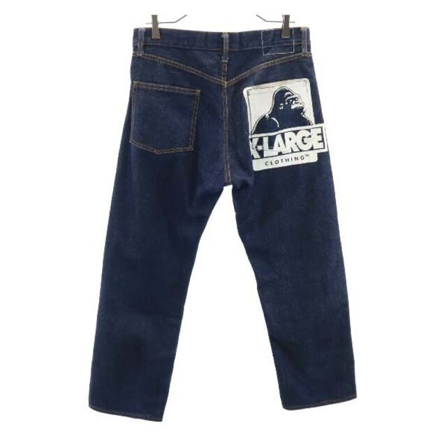 エクストララージ バックプリント ロゴ デニムパンツ w30 XLARGE メンズ 【210709】 【中古】