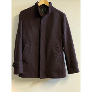 メンズビギ(MEN'S BIGI)の【セール中】メンズビギ　Sサイズ　スタンドカラージャケット　コート　メリノウール(ステンカラーコート)