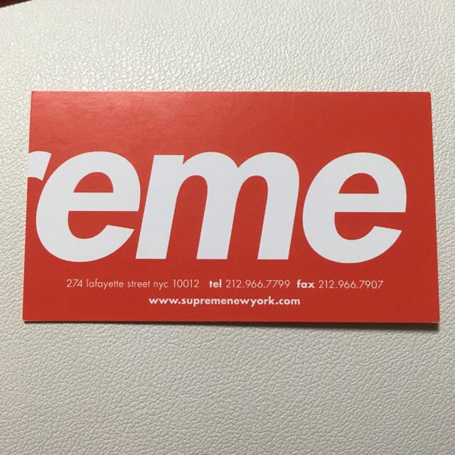 Supreme - ニューヨーク店 ショップカードの通販 by Ria44*baby Supreme - ニューヨーク店 ショップカードの通販 by Ria44*baby