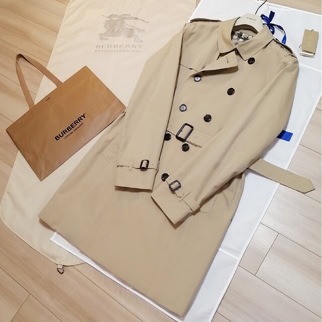 BURBERRY - 本物上質美品 ロング丈トレンチコート バーバリー