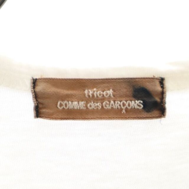 トリココムデギャルソン ノースリーブ AD2005 カットソー ホワイト tricot COMME des GARCONS レディース 【210710】