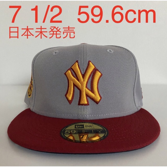 9000円 New Era ツバ裏ブラック ヤンキース Cap 1/2 ニューエラ