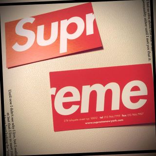 シュプリーム(Supreme)のニューヨーク店 ショップカード(その他)