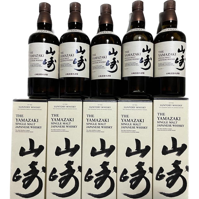 食品/飲料/酒サントリー山崎　ノンエイジ　5本