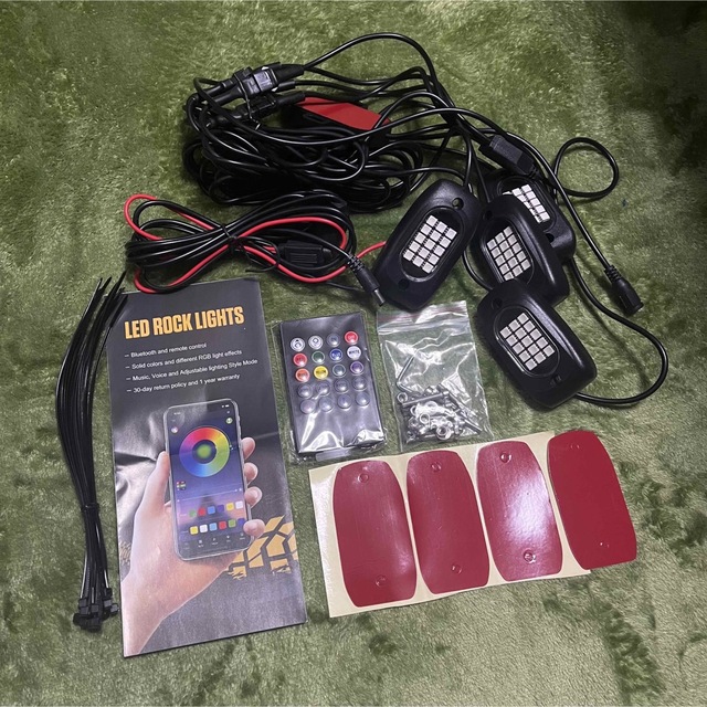 RGB LED アンダーライト ロックライト イルミネーション ネオン 新品 | フリマアプリ ラクマ RGB LED アンダーライト ロックライト イルミネーション ネオン 新品