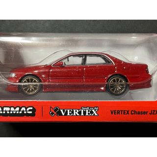 トヨタ(トヨタ)の1/64 ターマック VERTEX チェイサー JZX100 レッドメタリック(ミニカー)