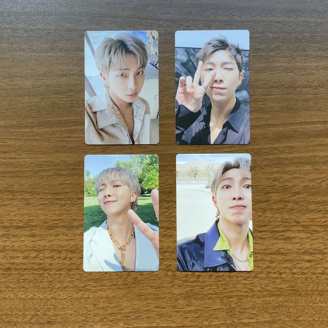 BTS ナムジュン Photo Book 写真集 トレカ 4枚セット RM 春夏新作 www