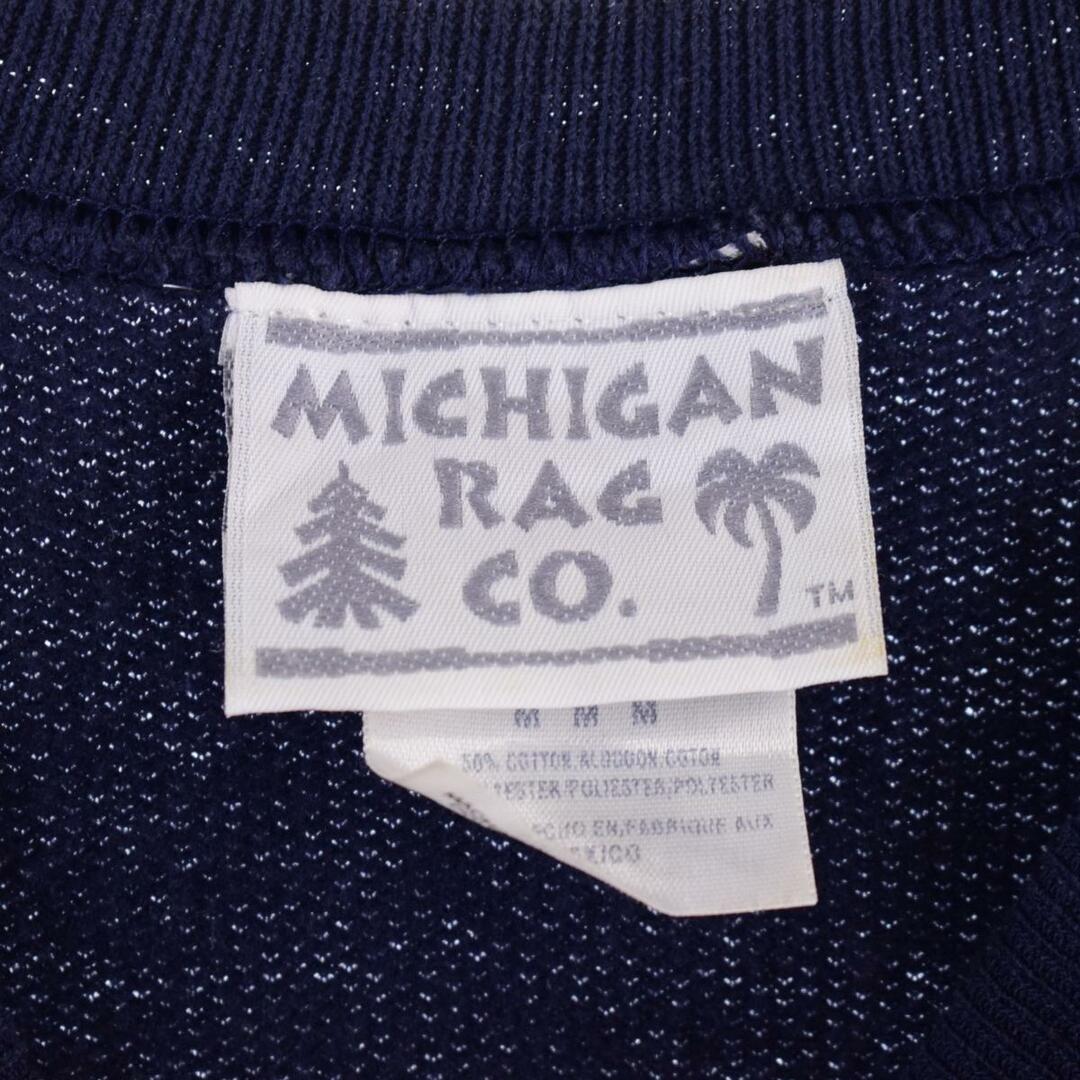 ジャージーズ Jerzees MICHIGAN RAG CO. ミシガンラグ 総柄 プリントスウェットシャツ トレーナー メンズM /eaa300895 2