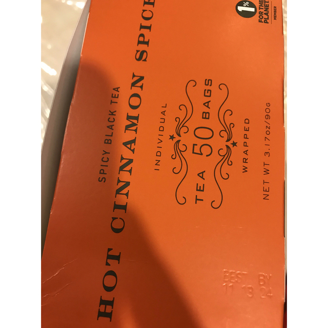 DEAN & DELUCA(ディーンアンドデルーカ)のHarney & Sons ホット シナモン スパイス 50個入り 食品/飲料/酒の飲料(茶)の商品写真