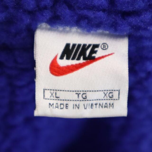 NIKE - ナイキ 90s 白タグ ベンチコート XL ブルー NIKE 裏ボア メンズ