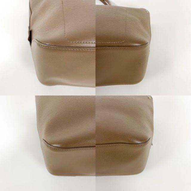 LONGCHAMP(ロンシャン)の【美品】 ロンシャン ロゾ トートバッグ トープ レザー 肩掛け A4可 レディースのバッグ(トートバッグ)の商品写真