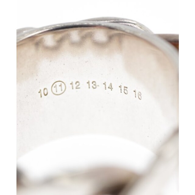 Maison Margiela メゾンマルジェラ リング 18号位 シルバー 【古着】【中古】 メンズのアクセサリー(リング(指輪))の商品写真