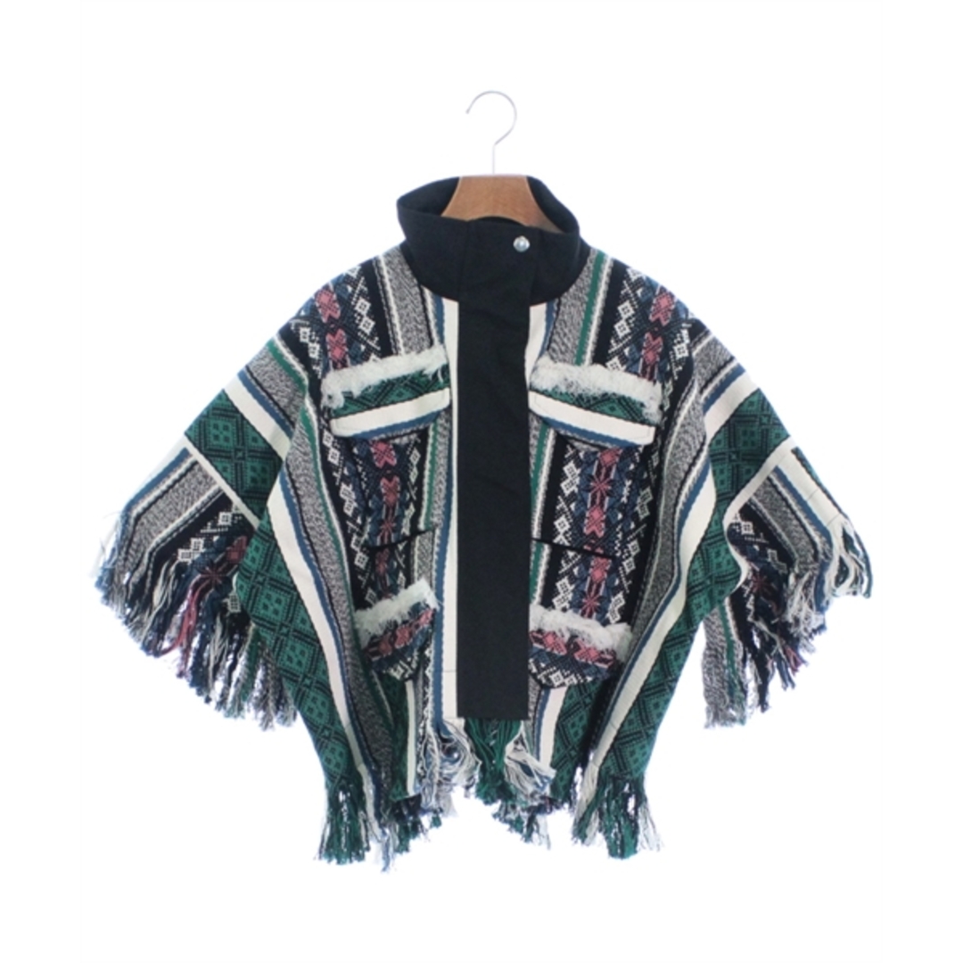 sacai(サカイ)のsacai サカイ ブルゾン（その他） -(M位) 緑x黒xグレー等 【古着】【中古】 レディースのジャケット/アウター(その他)の商品写真