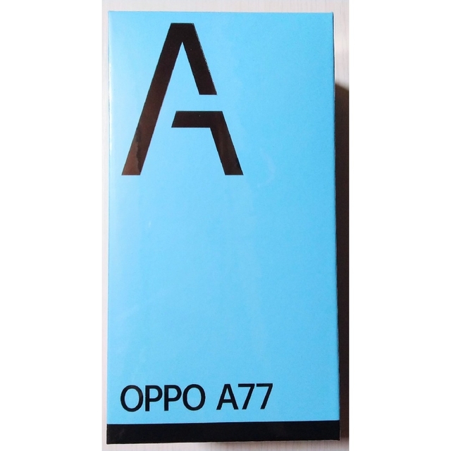 OPPO　A77　未開封品　ブラックスマホ/家電/カメラ