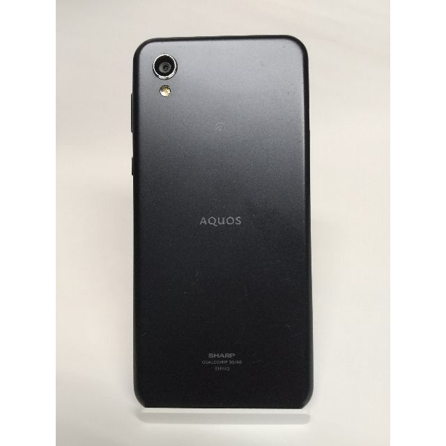 SHARP(シャープ)のAQUOS sense2  SHV43　ﾆｭｱﾝｽﾌﾞﾗｯｸ  SIMﾛｯｸ解除 スマホ/家電/カメラのスマートフォン/携帯電話(スマートフォン本体)の商品写真