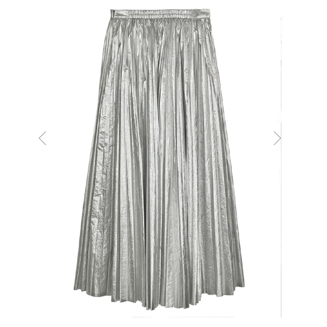 Ameri VINTAGE(アメリヴィンテージ)のSHINY PLEATS SKIRT レディースのスカート(ロングスカート)の商品写真