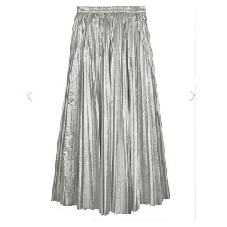 アメリヴィンテージ(Ameri VINTAGE)のSHINY PLEATS SKIRT(ロングスカート)