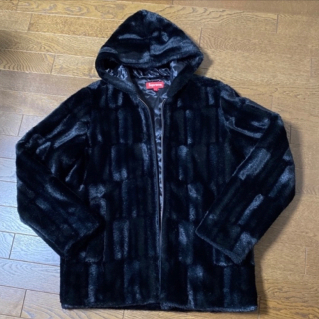 激レア新品supreme Faux Fur Hooded Zip Jacket 人気の新作 12138円 ...