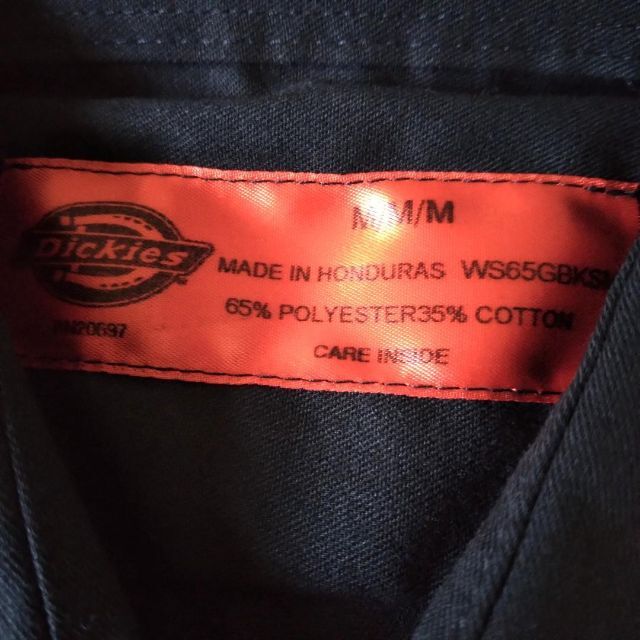 Dickies(ディッキーズ)のガスモンキーガレージ　ワークシャツ　Mサイズ　黒×グレー　ディッキーズ * メンズのトップス(シャツ)の商品写真