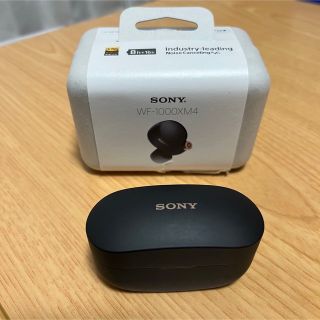 ソニー(SONY)のSONY ワイヤレスイヤホンWF-1000XM4 美品(ヘッドフォン/イヤフォン)