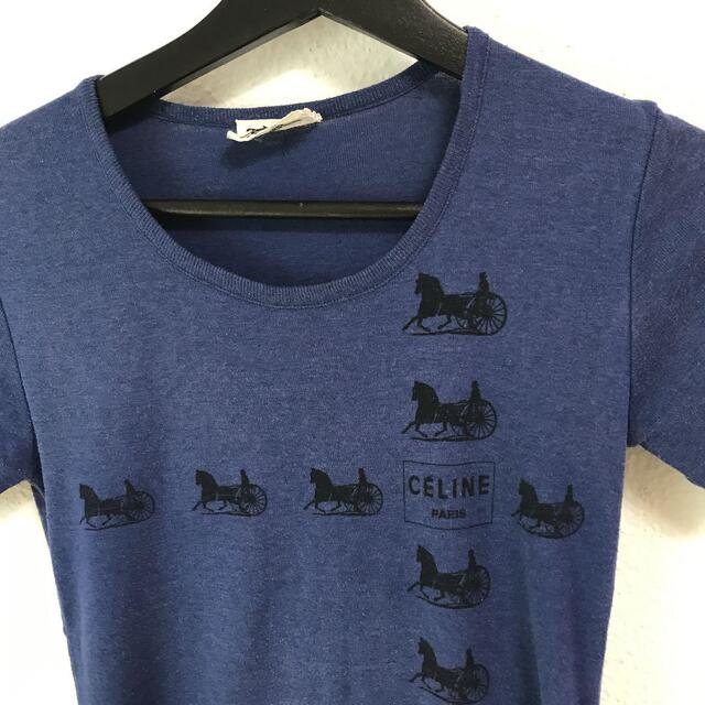 celine(セリーヌ)のvintage old celine tee bz レディースのトップス(Tシャツ(半袖/袖なし))の商品写真