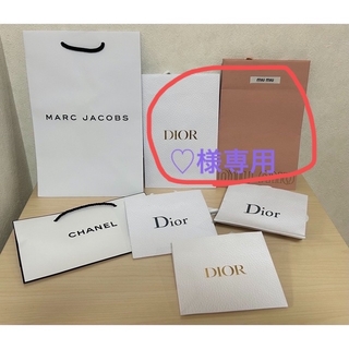 シャネル(CHANEL)の♡様専用★CHANEL Dior miumiu ショッパー　ブランド(ショップ袋)