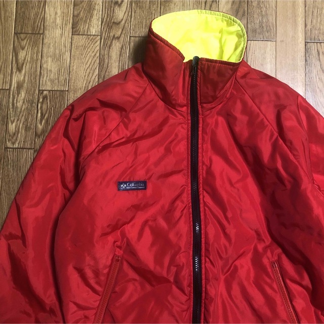 メンズ90s Columbia ThinInsulate リバーシブル ナイロン