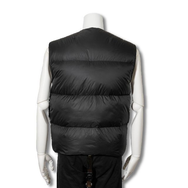 Rick Owens(リックオウエンス)の新品 RICK OWENS ムートン切り替え ダウンベスト CARGO VEST メンズのジャケット/アウター(ダウンベスト)の商品写真