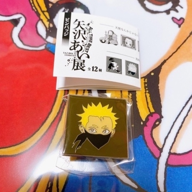矢沢あい展 シン ノブ ガチャガチャ ピンバッジ 矢沢あい展 シン ノブ ガチャガチャ ピンバッジ