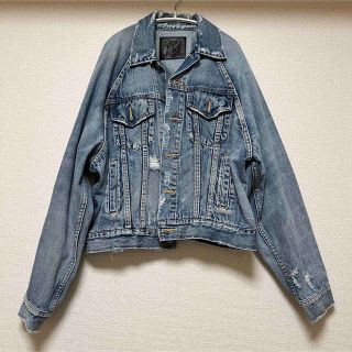 マウジー(moussy)のmoussy デニムジャケット ダメージ加工(Gジャン/デニムジャケット)